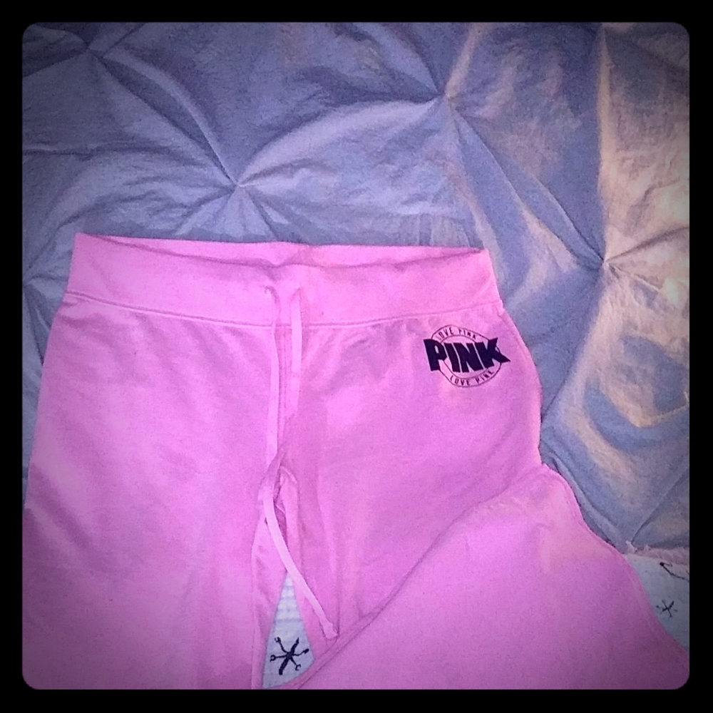 Size L PINK flare pants